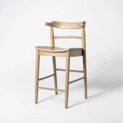 Kaysville Curved Back Wood Counter Height Barstool - Threshold™ Designed With Studio McGee -Dream Home Shop GUEST 023f7aed 536a 4f95 b97e 35970af67510