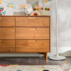 Mid-Century Modern Groove Wood 6 Drawer Dresser - Saracina Home 36 Mid-Century Modern Groove Wood 6 Drawer Dresser - Saracina Home -Dream Home Shop GUEST 04d23956 eefc 461e adbc 47cd243dd32b