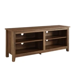Transitional 4 Cubby Wood Open Storage TV Stand For TVs Up To 65"- Saracina Home 32 Transitional 4 Cubby Wood Open Storage TV Stand For TVs Up To 65"- Saracina Home -Dream Home Shop GUEST 055e3d67 b0c0 466b 95ea 08ad7d4ecdfb