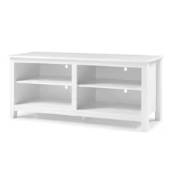 Transitional 4 Cubby Wood Open Storage TV Stand For TVs Up To 65"- Saracina Home 34 Transitional 4 Cubby Wood Open Storage TV Stand For TVs Up To 65"- Saracina Home -Dream Home Shop GUEST 09d6532b 6b78 4d5b b243 91ca1fb63961