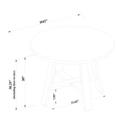 42" Linden Round Wood Dining Table - Threshold™ Designed With Studio McGee -Dream Home Shop GUEST 0c000735 3d37 445d 864f 66166a58d562
