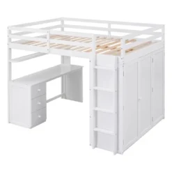 Full Size Loft Bed With Drawers, Desk And Wardrobe - ModernLuxe -Dream Home Shop GUEST 0c430fa2 e8af 44bd 9a7f 8803cba7a7f8