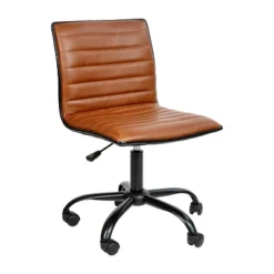 Emma And Oliver Low Back Designer Armless Ribbed Swivel Task Office Chair 38 Emma And Oliver Low Back Designer Armless Ribbed Swivel Task Office Chair -Dream Home Shop GUEST 0f1228f7 3c23 4f24 aa18 7a856a5b77b7
