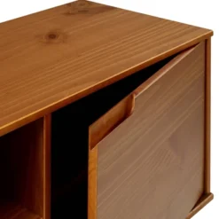 Solid Wood Mid-Century Modern TV Stand For TVs Up To 80" - Saracina Home -Dream Home Shop GUEST 1230d599 1ffc 49f5 88b2 9c14434896a7