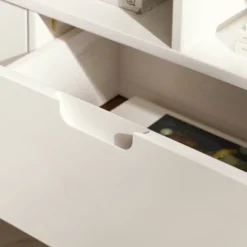 Cara Mid-Century Modern 3 Drawer Corner TV Stand For TVs Up To 58" - Saracina Home -Dream Home Shop GUEST 16e201fb 9ccb 410b bf1e 5d35f27bed39