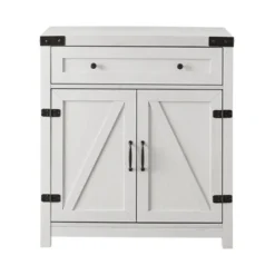 Clarabelle Rustic Farmhouse Barn Door Accent Cabinet - Saracina Home -Dream Home Shop GUEST 181f52d7 3c67 4ef6 8039 c755776d93dd