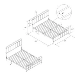 Waldorf Metal Bed - Room & Joy -Dream Home Shop GUEST 1d6d3952 641b 4796 9aef f458cb803853
