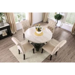 Buckley Round Dining Table White/Black - HOMES: Inside + Out 17 Buckley Round Dining Table White/Black - HOMES: Inside + Out -Dream Home Shop GUEST 1eaec16e a22c 4046 aa25 778fad2ef351