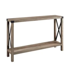 Sophie Rustic Industrial X Frame Entry Table - Saracina Home -Dream Home Shop GUEST 2292a929 879a 40c9 b1e6 a320c41470f7