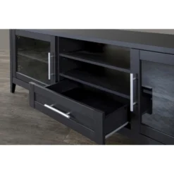 Espresso Finished 1 Drawer TV Stand For TVs Up To 70" Dark Brown - Baxton Studio -Dream Home Shop GUEST 28cc8527 7a62 4250 970f 6db24e632481