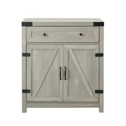 Clarabelle Rustic Farmhouse Barn Door Accent Cabinet - Saracina Home -Dream Home Shop GUEST 2ac8529d d256 4c72 a650 90512fa4f111