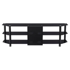 Travers Open Shelves TV Stand For TVs Up To 82" Black - CorLiving -Dream Home Shop GUEST 2c86afcd 5fff 406c 8591 f830049a908a