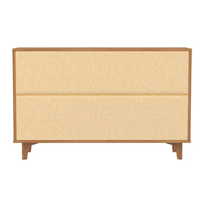 Mid-Century Modern Groove Wood 6 Drawer Dresser - Saracina Home 21 Mid-Century Modern Groove Wood 6 Drawer Dresser - Saracina Home - Image 19