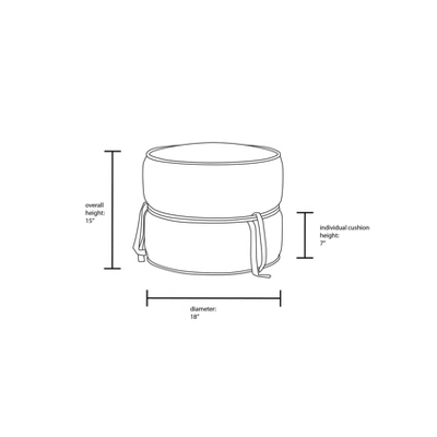 Olivia Round Pouf Rust - Opalhouse™ Designed With Jungalow™ 7 Olivia Round Pouf Rust - Opalhouse™ Designed With Jungalow™ - Image 5