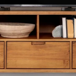 Cara Mid-Century Modern 3 Drawer TV Stand For TVs Up To 65" - Saracina Home -Dream Home Shop GUEST 30f7263f 97ce 4f00 8ef8 2c956afbc0e9