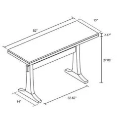 Pedestal Wood Console Table - Natural - Hearth & Hand™ With Magnolia -Dream Home Shop GUEST 31a54363 58b5 41eb a744 699d14d31368