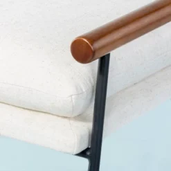 Cushioned Metal & Wood Bench - Cream/Black - Hearth & Hand™ With Magnolia -Dream Home Shop GUEST 31d32cd8 6e8f 42a8 ba93 0f4864c8073d