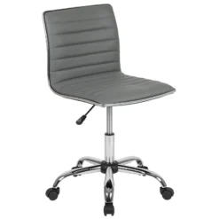 Emma And Oliver Low Back Designer Armless Ribbed Swivel Task Office Chair 33 Emma And Oliver Low Back Designer Armless Ribbed Swivel Task Office Chair -Dream Home Shop GUEST 34b755b6 b6f9 4005 adb2 3a20d34ebc77