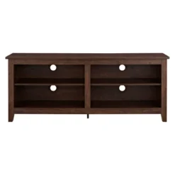 Transitional 4 Cubby Wood Open Storage TV Stand For TVs Up To 65"- Saracina Home 33 Transitional 4 Cubby Wood Open Storage TV Stand For TVs Up To 65"- Saracina Home -Dream Home Shop GUEST 35ddccd8 7420 4781 824a 55a3b4dec1bf