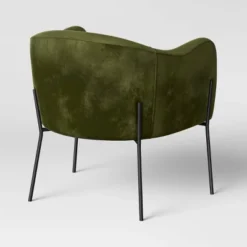 Gladden Rounded Back Anywhere Chair Dark Green - Threshold™ -Dream Home Shop GUEST 3626b6f8 9117 453d ba49 abf970c92318