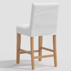 Nazanin Slipcover Counter Height Barstool Twill White - Threshold™ -Dream Home Shop GUEST 39492191 5298 4370 b788 c7150e0059c3