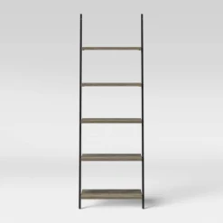 72" Loring 5 Shelf Leaning Bookshelf - Threshold™ -Dream Home Shop GUEST 3b2af214 2cb4 4112 aa0d 454af67e18fa