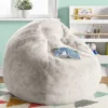 XL Fuzzy Kids' Bean Bag Cream - Pillowfort™ -Dream Home Shop GUEST 3db03de1 24c5 434d 9b60 236e3f57754d