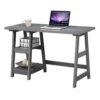 Designs2Go Trestle Desk With Shelves - Breighton Home -Dream Home Shop GUEST 3db7d0de 6089 463c a0e9 b72c938c3cc8