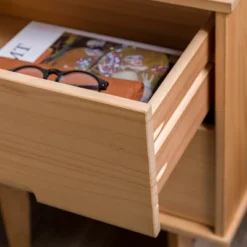 Mid-Century Modern Wood Nightstand - Saracina Home -Dream Home Shop GUEST 3ea28490 7685 4c60 a1be 889c69b2af02