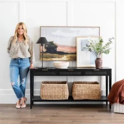 East Bluff Woven Drawer Console Table - Threshold™ Designed With Studio McGee -Dream Home Shop GUEST 3fbfc6cc 1762 479f 85f6 5816e3ff493f