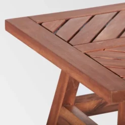 Slatted Chevron Acacia Wood Patio Side Table - Saracina Home 10 Slatted Chevron Acacia Wood Patio Side Table - Saracina Home -Dream Home Shop GUEST 405dd1a7 7fc5 41a0 9c36 7e6de1a864e0