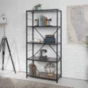 63" 4 Shelf Industrial Transitional Tall Bookshelf - Saracina Home 2 63" 4 Shelf Industrial Transitional Tall Bookshelf - Saracina Home -Dream Home Shop GUEST 42e64f0b 65ee 4392 87ff 7f720fd98ee0