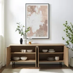 Modern 4 Door Reeded Sideboard - Saracina Home -Dream Home Shop GUEST 450d82fd 3073 46cc b58d e8be232d61c5