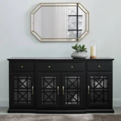 Selma Transitional 3 Tiered Ornate Fretwork Door Sideboard - Saracina Home 11 Selma Transitional 3 Tiered Ornate Fretwork Door Sideboard - Saracina Home -Dream Home Shop GUEST 4519c326 0c14 46d5 9b96 b5972325bc64