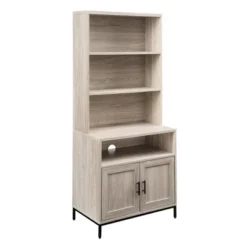 64.12" Orin Modern 2 Door Bookshelf Hutch - Saracina Home -Dream Home Shop GUEST 4533baad 7e0e 473b a184 41d33d5548af