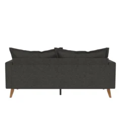 Maryan Pillowback Wood Stretcher Sofa Gray Linen - Room & Joy -Dream Home Shop GUEST 4538ad06 746c 4572 997f 4006936256c1