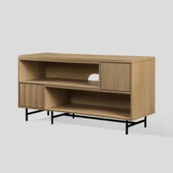 Modern Reeded Door Extendable TV Stand For TVs Up To 50" - Saracina Home 21 Modern Reeded Door Extendable TV Stand For TVs Up To 50" - Saracina Home -Dream Home Shop GUEST 477dbe29 17b9 4045 b470 35d21aade85d