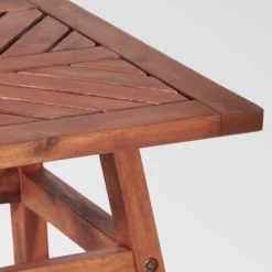 Slatted Chevron Acacia Wood Patio Side Table - Saracina Home 11 Slatted Chevron Acacia Wood Patio Side Table - Saracina Home -Dream Home Shop GUEST 4bc9e6d6 5f53 42ae 8b30 0af6b9caad9e