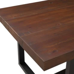 72" Modern Farmhouse Solid Wood Distressed Plank Top Dining Table - Saracina Home -Dream Home Shop GUEST 4c7771cf 0134 4e60 af5f adf6bf8766c0