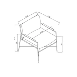 Faux Leather & Metal Accent Chair - Black/Brown - Hearth & Hand™ With Magnolia 15 Faux Leather & Metal Accent Chair - Black/Brown - Hearth & Hand™ With Magnolia -Dream Home Shop GUEST 4e635009 68d5 4967 b3d3 447b3cfde562