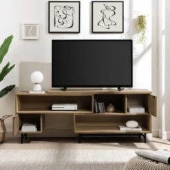 Modern Reeded Door Extendable TV Stand For TVs Up To 50" - Saracina Home 20 Modern Reeded Door Extendable TV Stand For TVs Up To 50" - Saracina Home -Dream Home Shop GUEST 4ec78b70 4c65 40cb ac6e 350b0e995cb0