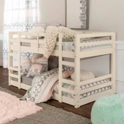 Twin Over Twin Indy Solid Wood Low Bunk Bed - Saracina Home -Dream Home Shop GUEST 4f052a60 3845 4f84 91b9 34fbe3eba04e