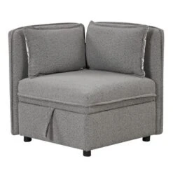 122.8" Minimalist Convertible Modular Sofa, Upholstered Sectional Sofa Couch With 5 Pillows-ModernLuxe -Dream Home Shop GUEST 4f5df18d 3a41 40e4 ab5d d5cf1bbfde15