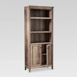 72" Carson 5 Shelf Bookcase With Doors - Threshold -Dream Home Shop GUEST 50091ed5 fc57 4bb6 a167 b371f65079f8
