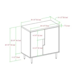 Modern Accent Cabinet With Color Pop Interior - Saracina Home -Dream Home Shop GUEST 5086d616 ad3e 40ba bca2 a4861a7e7a12