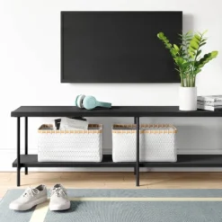 Wood And Metal TV Stand For TVs Up To 60" - Room Essentialsā¢