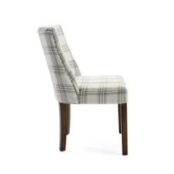 2pk Harman Contemporary Upholstered Plaid Dining Chairs Gray/Light Beige/Brown - Christopher Knight Home -Dream Home Shop GUEST 51abdcd1 98ba 4f06 aac9 75ce5b27b4d7