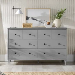 Stiva Classic Mid-Century Modern Horizontal 6 Drawer Dresser - Saracina Home 24 Stiva Classic Mid-Century Modern Horizontal 6 Drawer Dresser - Saracina Home -Dream Home Shop GUEST 55a1bf06 cdad 4041 80a8 dbce1286add0