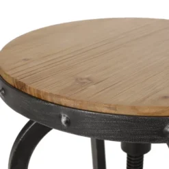 2pc Farmdale Industrial Firwood Adjustable Height Swivel Counter Height Barstools Antique Natural/Pewter - Christopher Knight Home -Dream Home Shop GUEST 561edad3 fe92 4095 8ef3 4d2416b1366a