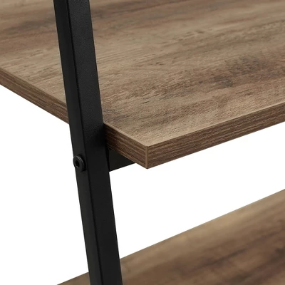 72" Open Storage Ladder Bookshelf - Saracina Home 6 72" Open Storage Ladder Bookshelf - Saracina Home - Image 4